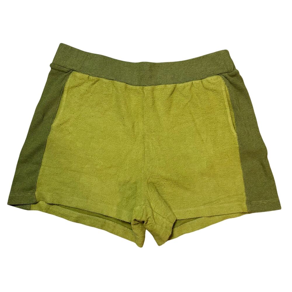 Monrow Green Lounge Shorts